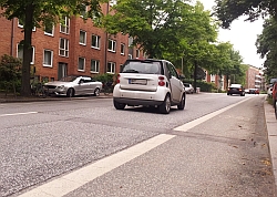 Viele wünschen sich Tempo 30 in der Friedrichsberger Straße  (Bild: GAL-Fraktion/Reiffert)