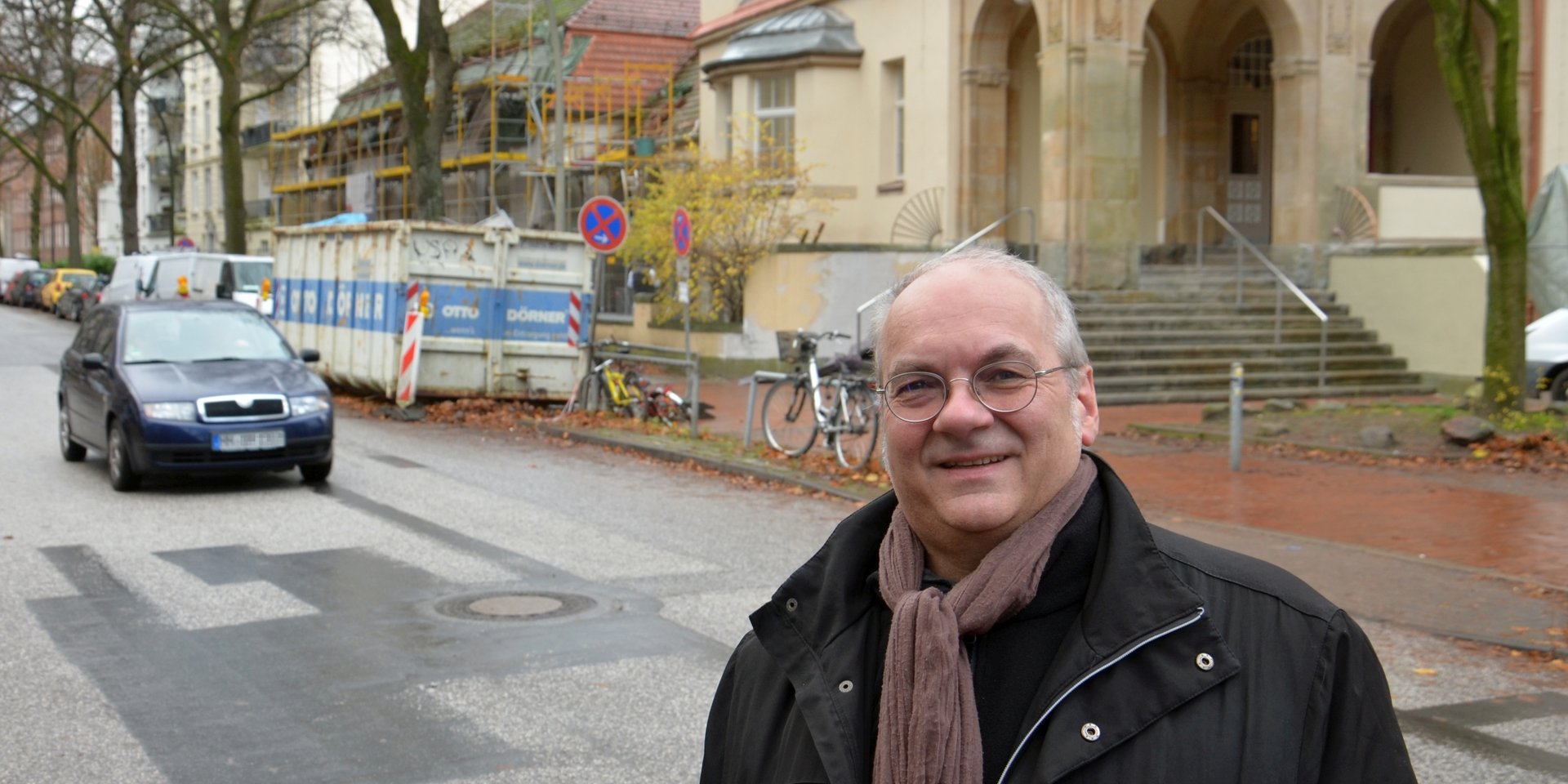 Michael Schilf an der Semperstraße