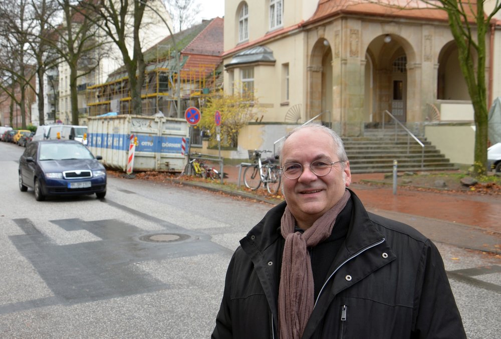 Michael Schilf an der Semperstraße