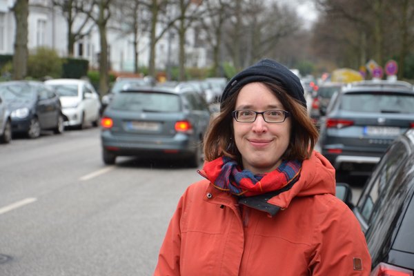 Dr. Jasmin Steinwender in der Geffckenstraße