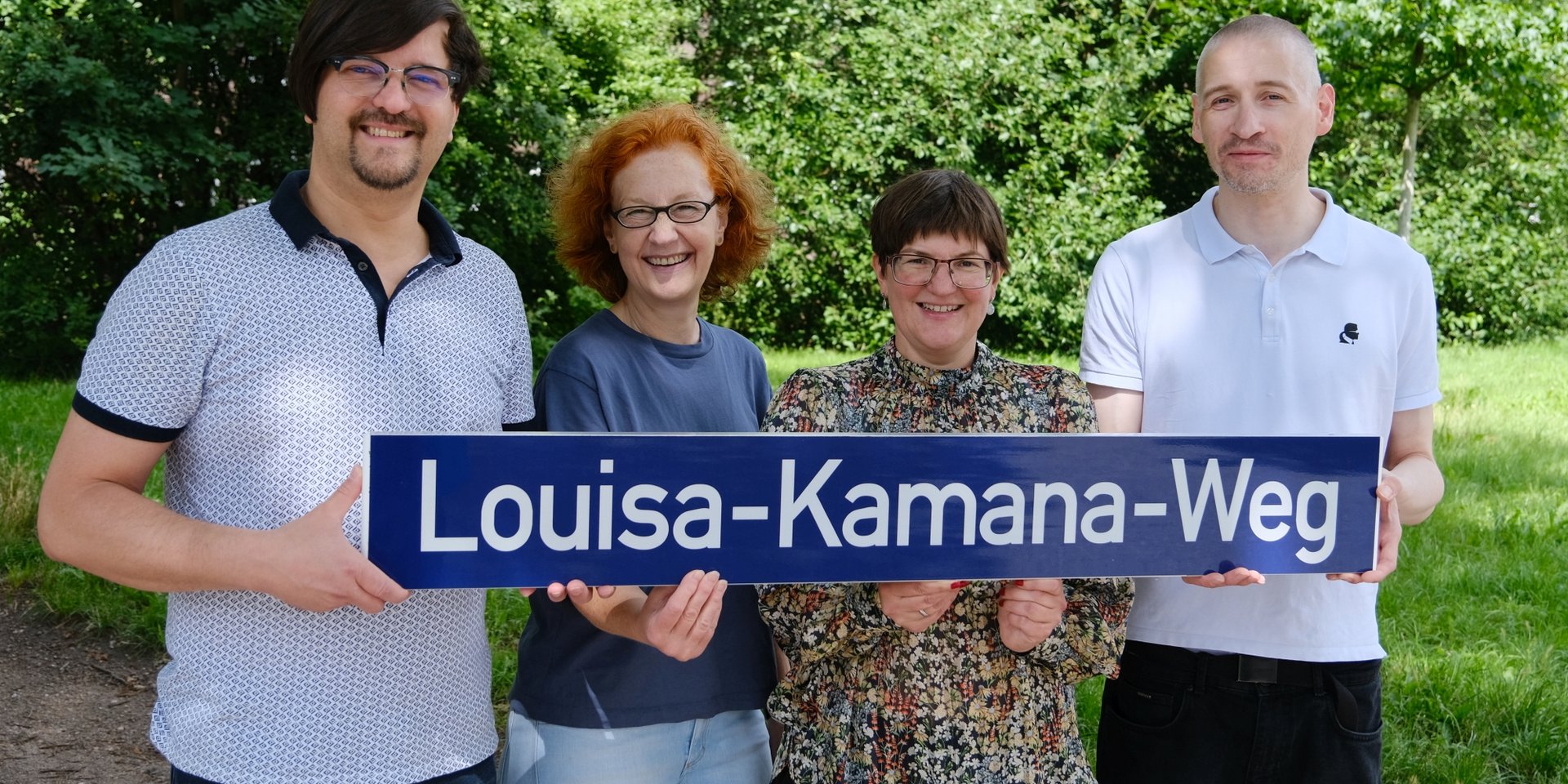 Foto (v.l.n.r.): Rachid Messaoudi (DIE LINKE), Karin Ros (SPD), Nadja Grichisch (Die GRÜNEN), und Robert Bläsing (FDP) (Reiffert/GRÜNE Fraktion Nord)