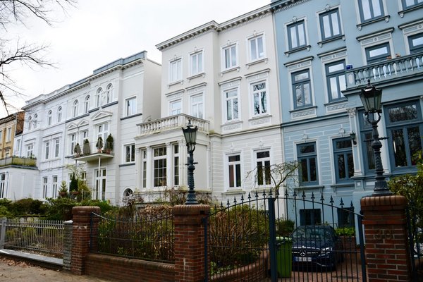 Gründerzeitliche Stadtvillen an der Uhlandstraße