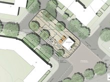 Entwurf für die Neugestaltung des Platzes