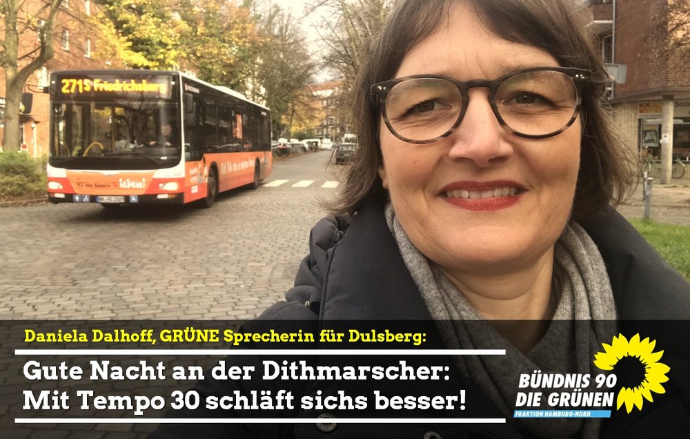 Daniela Dalhoff in der Dithmarscher Straße