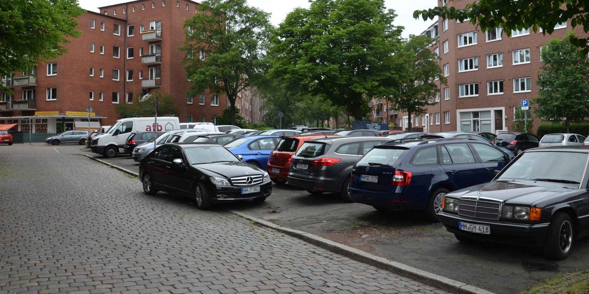 Der Elsässer Platz wird derzeit nur zum Parken genutzt