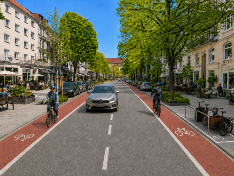 Fernwärmebaustelle am Lehmweg: GRÜNE wollen Chance für mehr Natur und mehr Fahrrad-Sicherheit nutzen