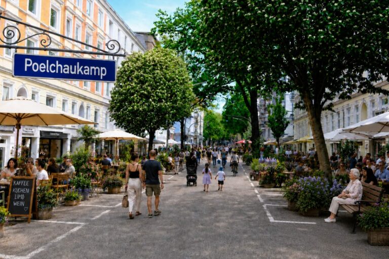 Fußgängerzone am Poelchaukamp? GRÜNE wollen Datenerhebung und breite Diskussion