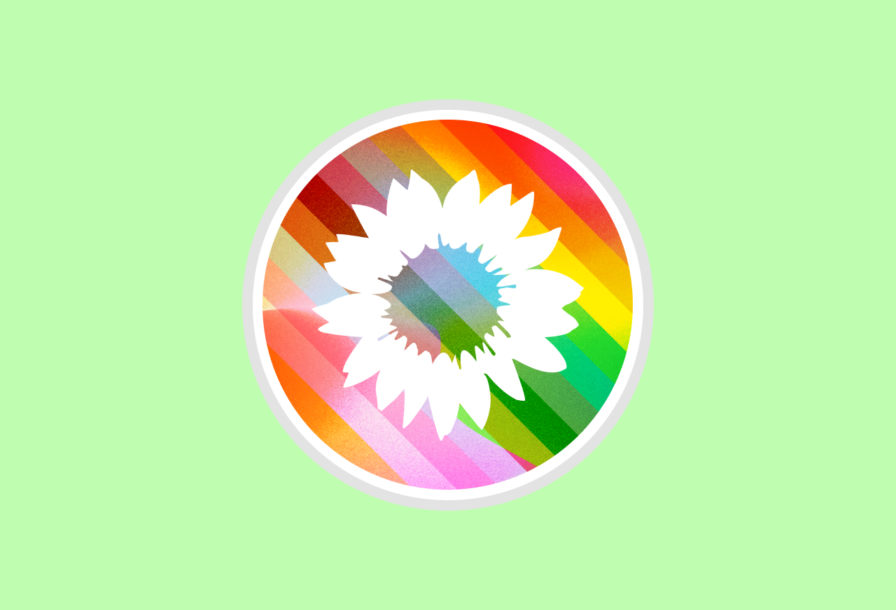 Pride-Logo Sonnenblume