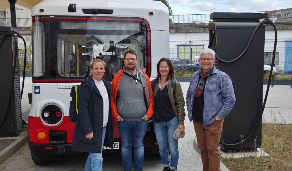 Katharina Fischer-Zernin, Andreas Unger, Julia Hauck und Christoph Reiffert (v.l.n.r.)