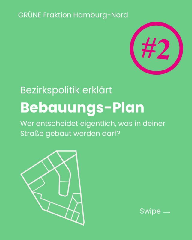 Neue Häuser in deiner Straße? Neue Radwege? Mehr Grünflächen? 👀

Da lohnt sich ein Blick auf den Bebauungsplan - denn er regelt, was in einem Gebiet gebaut werden darf und wie sich ein Viertel entwickeln kann.

In Teil 2 unserer neuen Reihe erklären wir Bezirkspolitik und ihre Begriffe - einfach, verständlich und für alle.

💬 Welchen Begriff sollen wir als Nächstes erklären?
Schreib ihn in die Kommentare.

📌 Beitrag speichern, um später nochmal reinzuschauen

↗️ Teilen diesen Beitrag mit Menschen, die Bezirkspolitik endlich verständlich erklärt haben wollen.

[Dies ist ein Beitrag der Fraktion]