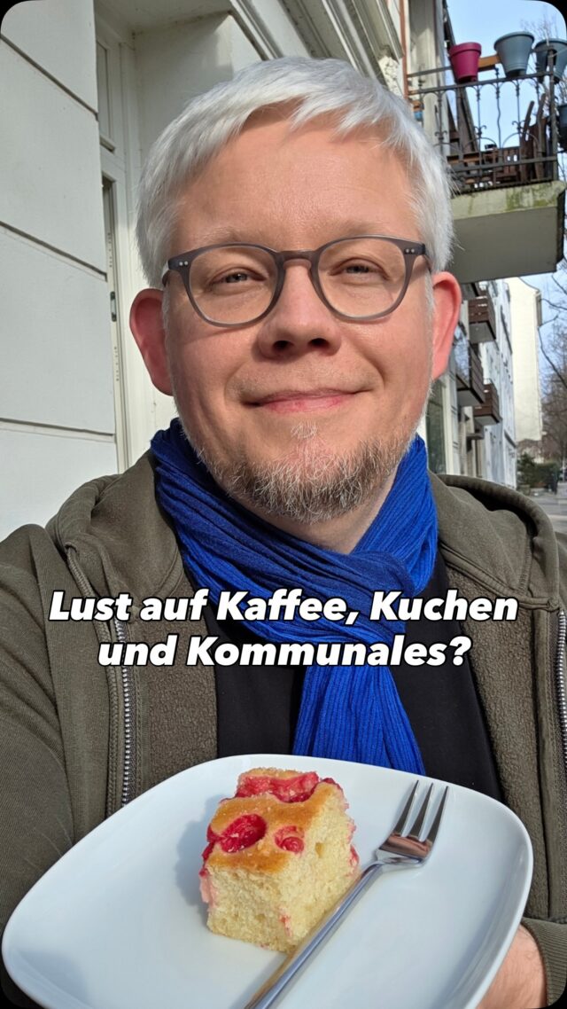 Am kommenden Samstag, 20.06. laden wir euch in Barmbek-Nord zu Kaffee, Kuchen, Kommunales ein.

Diesmal stehen wir hier:
📍Hartzloh Ecke Fuhlsbüttler Straße
🕛 12 - 13 Uhr

Komm vorbei, stell deine Fragen, teile deine Ideen und sag, was sich vor Ort verändern sollte.

Ohne Anmeldung!
Wir freuen uns auf Dich.

[Dies ist ein Beitrag der Fraktion]